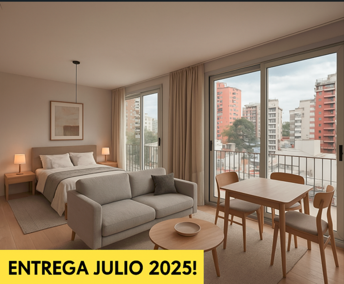 Venta Depto Divisible con Balcon en Belgrano Barrio Chino Entrega Junio 2025