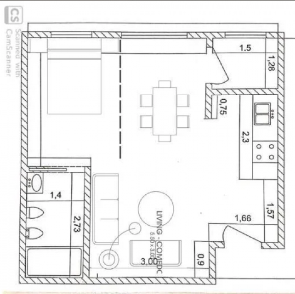 Apto Credito Venta Monoambiente Amoblado Monoambiente Divisible en Dos Ambientes Villa Urquiza