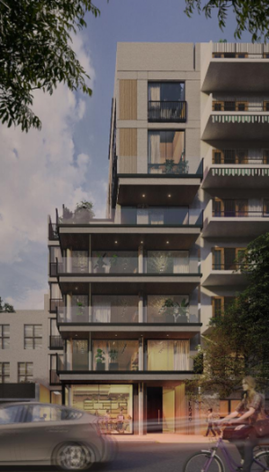 Venta en Construccion Departamento Monoambiente con Balcon Terraza Villa Crespo