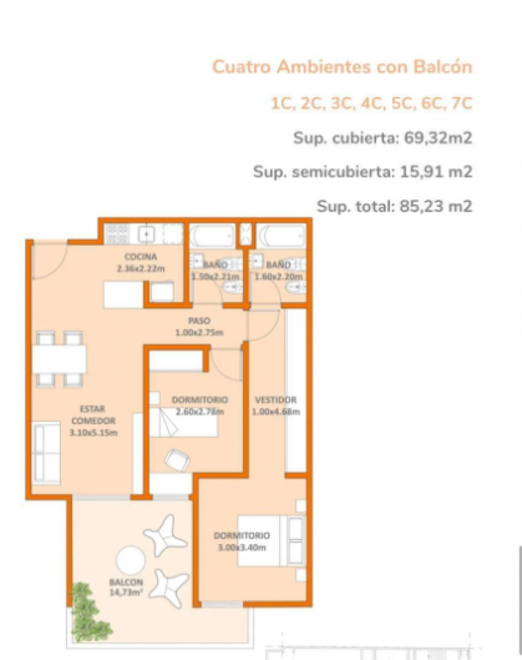 Ceretti y Blanco Encalada - Pre Venta Departamento Tres Ambientes con Dos Baños Balcon Terraza Villa Urquiza