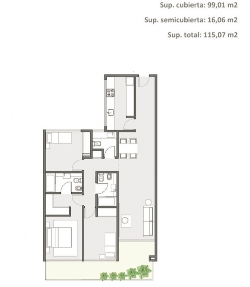 VENTA departamento 4 ambientes con cochera en Villa Devoto Entrega Diciembre 2025!