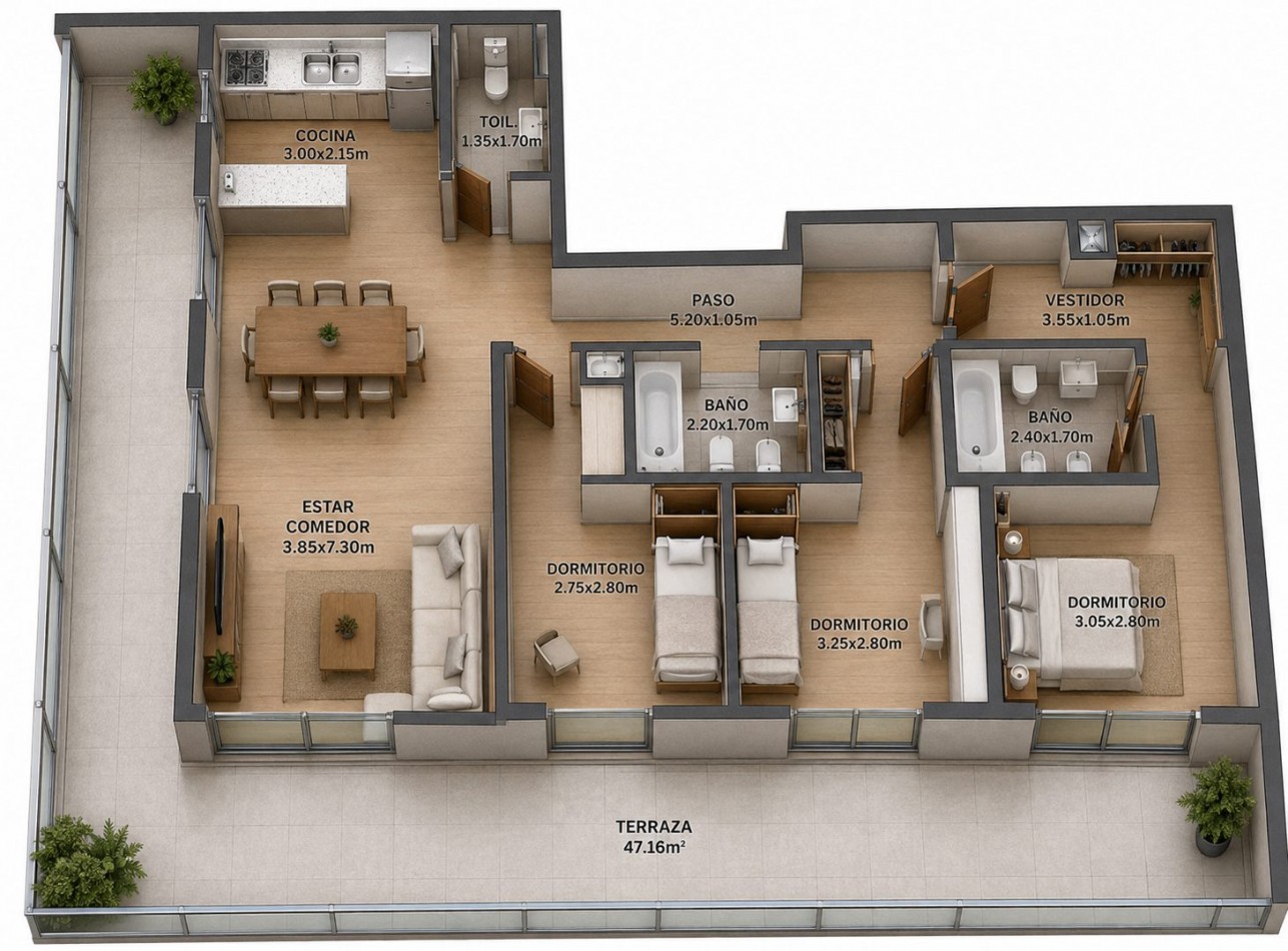 Venta Penthouse Cuatro Amb 2 Dos Baños Toil Balcon Terraza Villa Urquiza
