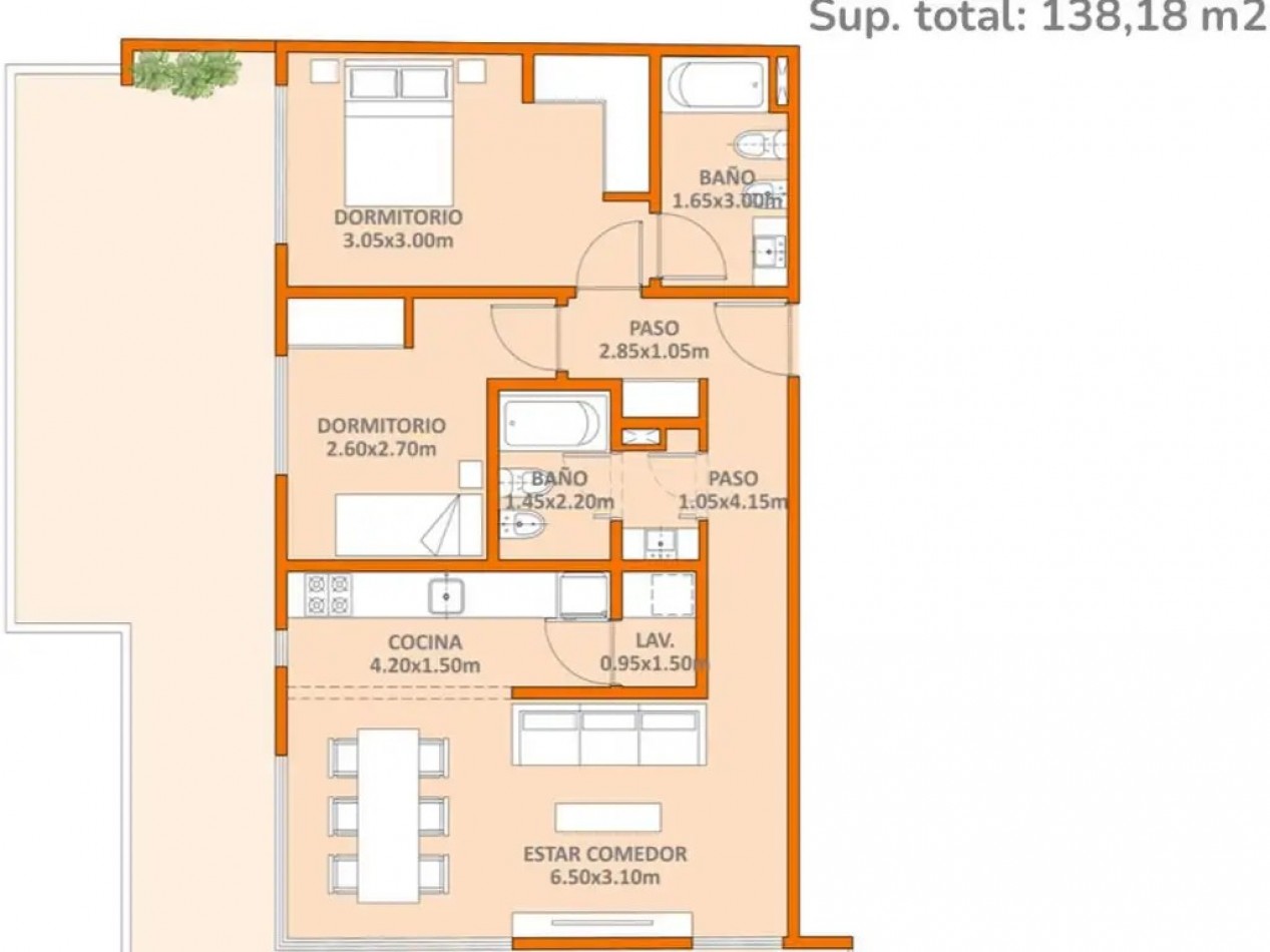 Departamento en Venta 3 ambientes, 100m² totales, Frente - Blanco Encalada 5600, Villa Urquiza
