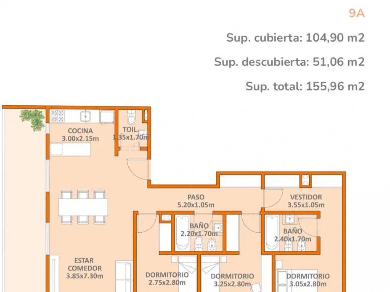 Departamento en Venta 3 ambientes, 100m² totales, Frente - Blanco Encalada 5600, Villa Urquiza