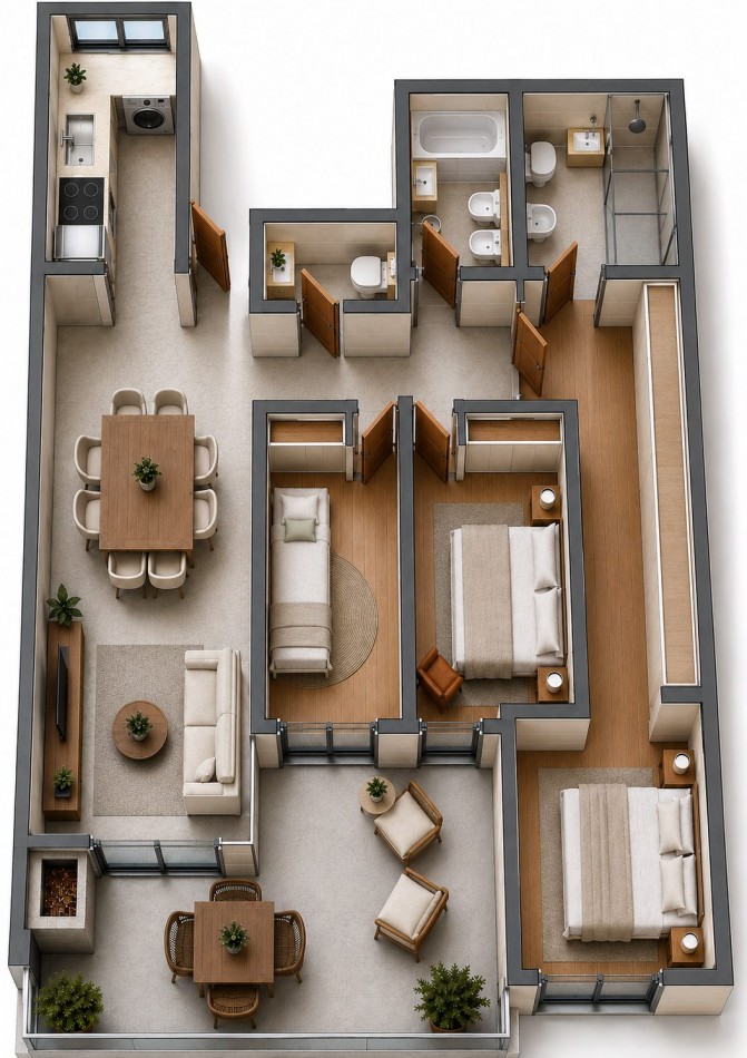  ¡PREVENTA EXCLUSIVA PRE-POZO! Depto 4 Ambientes con Parrilla Propia y Suite - Unidades Limitadas