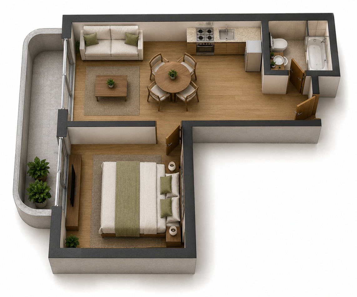 VENTA de POZO departamento dos ambientes de VILLA URQUIZA entrega MARZO 2028