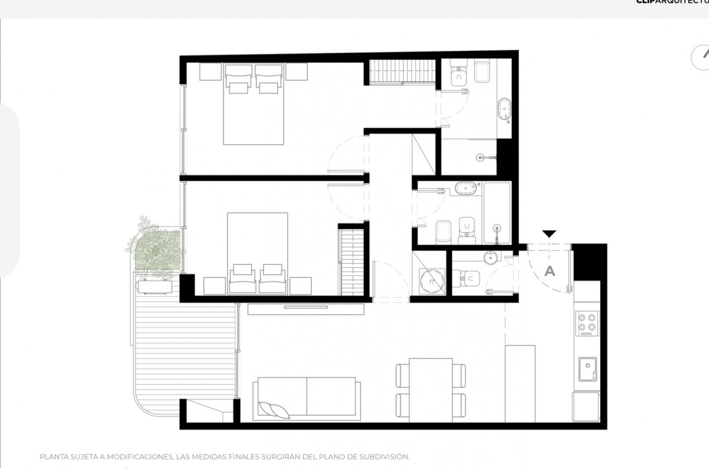 Departamento 3 ambientes en preventa con balcon en Belgrano - Moldes y Roosevelt | 79 m², piso 5, 36 cuotas