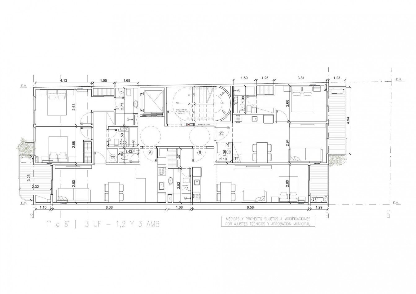 Departamento 3 ambientes en preventa con balcon en Belgrano - Moldes y Roosevelt | 79 m², piso 5, 36 cuotas
