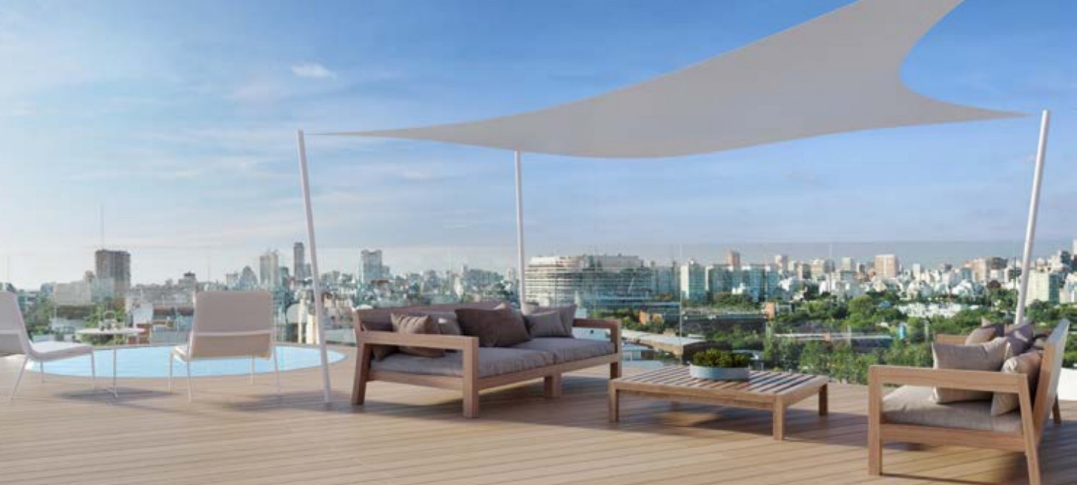 Departamento 2 ambientes a estrenar con terraza propia en Palermo Hollywood - Av. Dorrego al 1500 | 121,6 m², piso 9