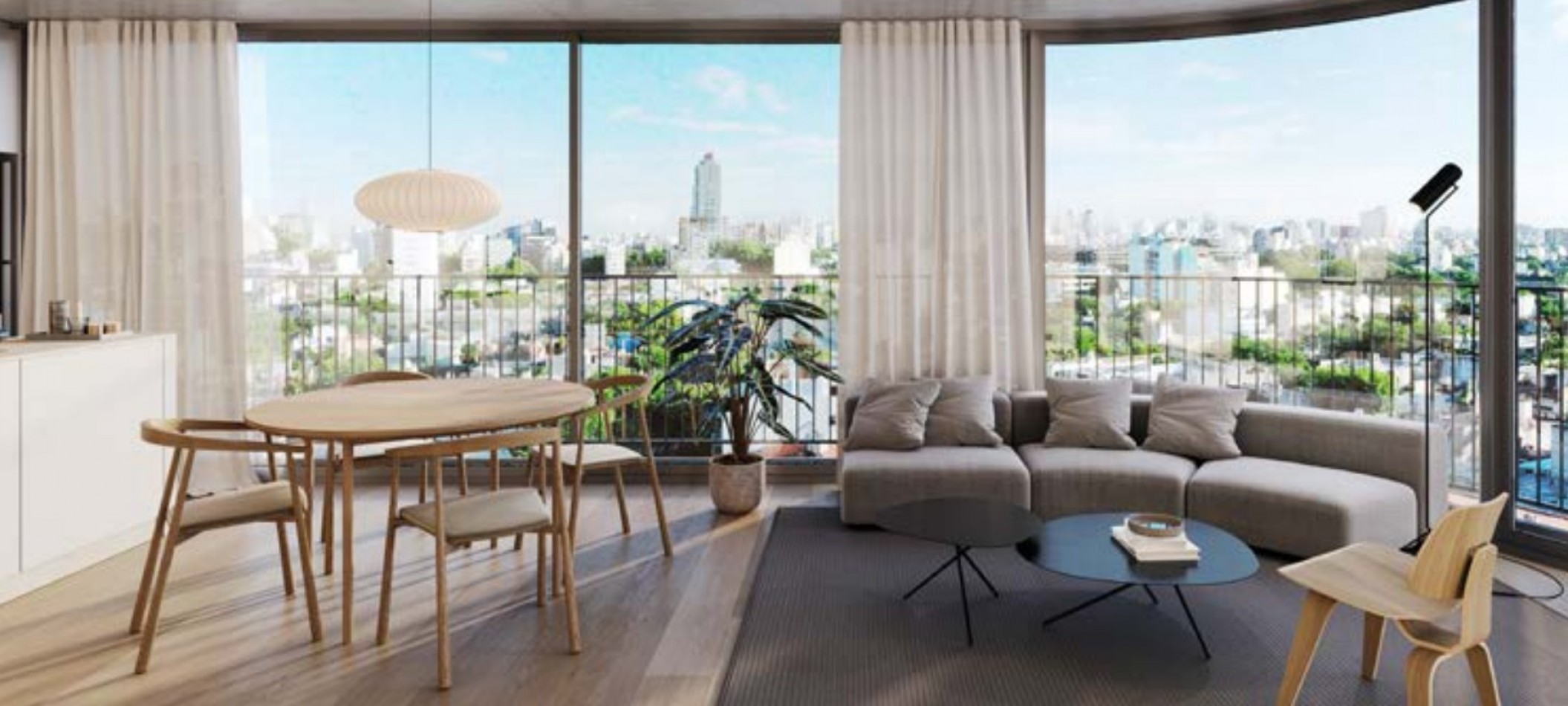 Departamento 2 ambientes a estrenar con terraza propia en Palermo Hollywood - Av. Dorrego al 1500 | 121,6 m², piso 9