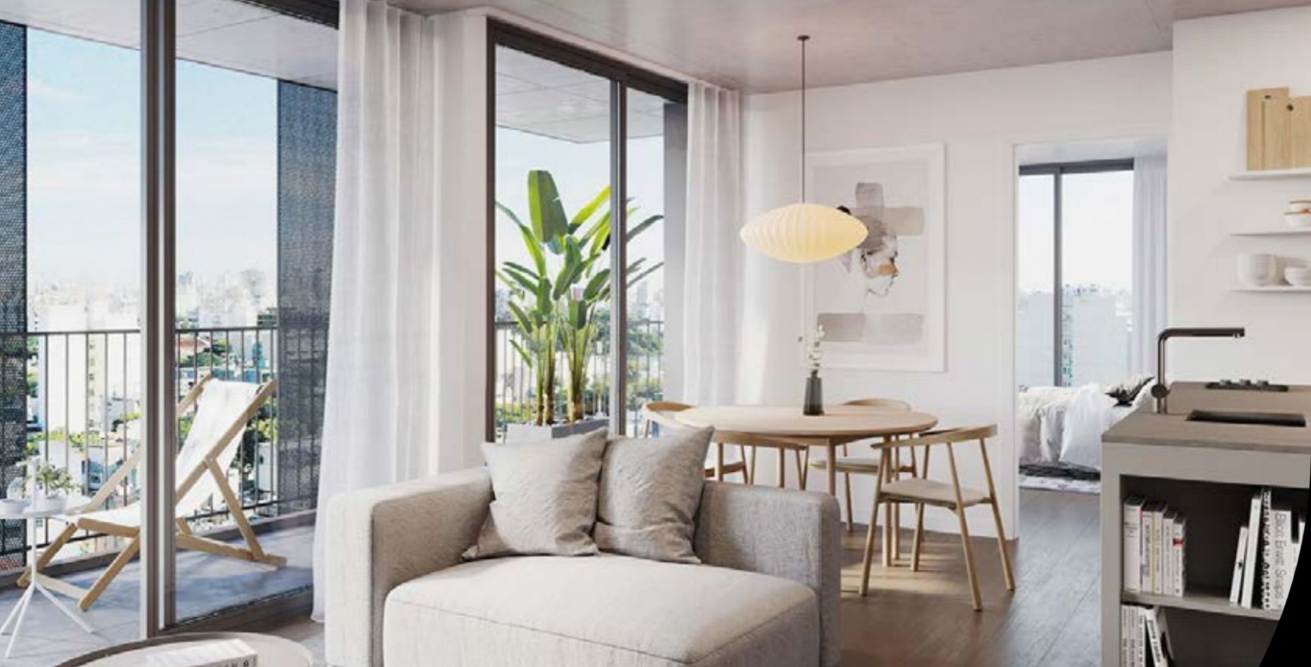 Departamento 2 ambientes a estrenar con terraza propia en Palermo Hollywood - Av. Dorrego al 1500 | 121,6 m², piso 9