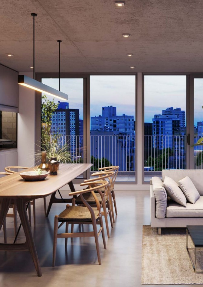 Departamento 3 ambientes en construccion con balcon en Colegiales - Jorge Newbery y Zapata | 79,4 m², piso 7, 12 cuotas