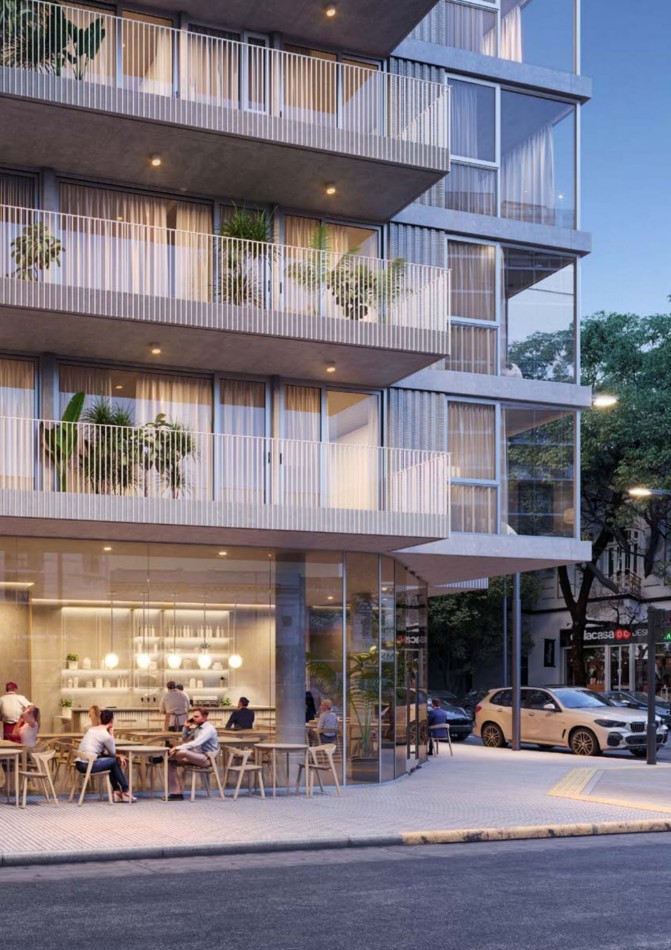 Departamento 3 ambientes en construccion con balcon en Colegiales - Jorge Newbery y Zapata | 79,4 m², piso 7, 12 cuotas
