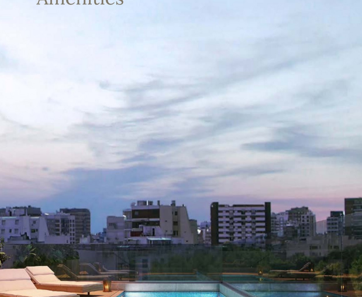 Departamento 2 ambientes en construccion con terraza en Colegiales - Jorge Newbery y Zapata | 65,7 m², piso 8, 12 cuotas