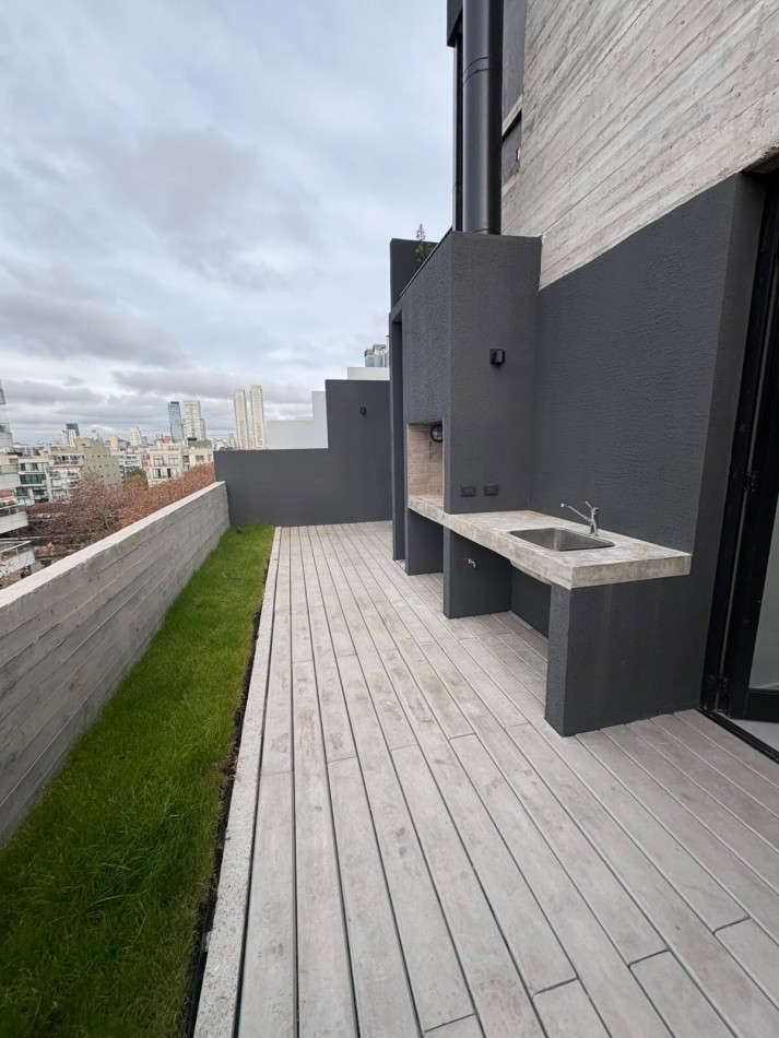Departamento 3 ambientes a estrenar con terraza propia en Palermo Hollywood - Nicaragua al 6000 | 110 m², piso 9