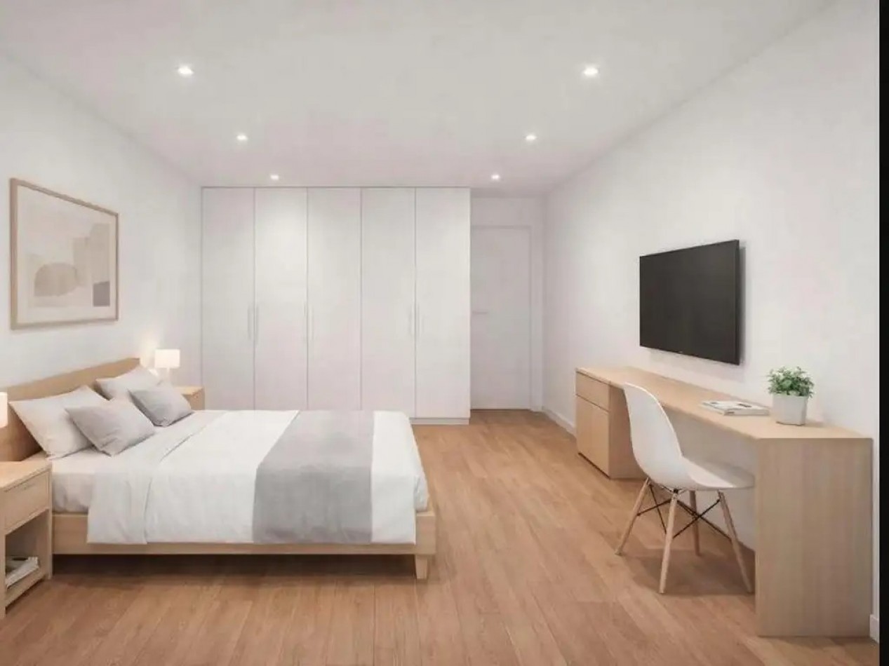 Departamento 3 ambientes en pozo con balcon en Villa del Parque - Argerich al 2700 | 70,41 m², piso 4, entrega 2027
