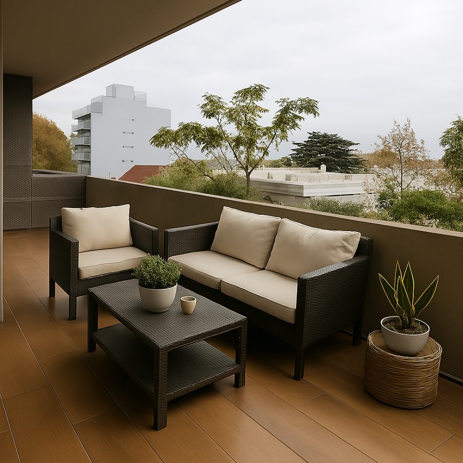 Departamento tres ambientes con balcon terraza en venta en Colegiales en construccion entrega 2027