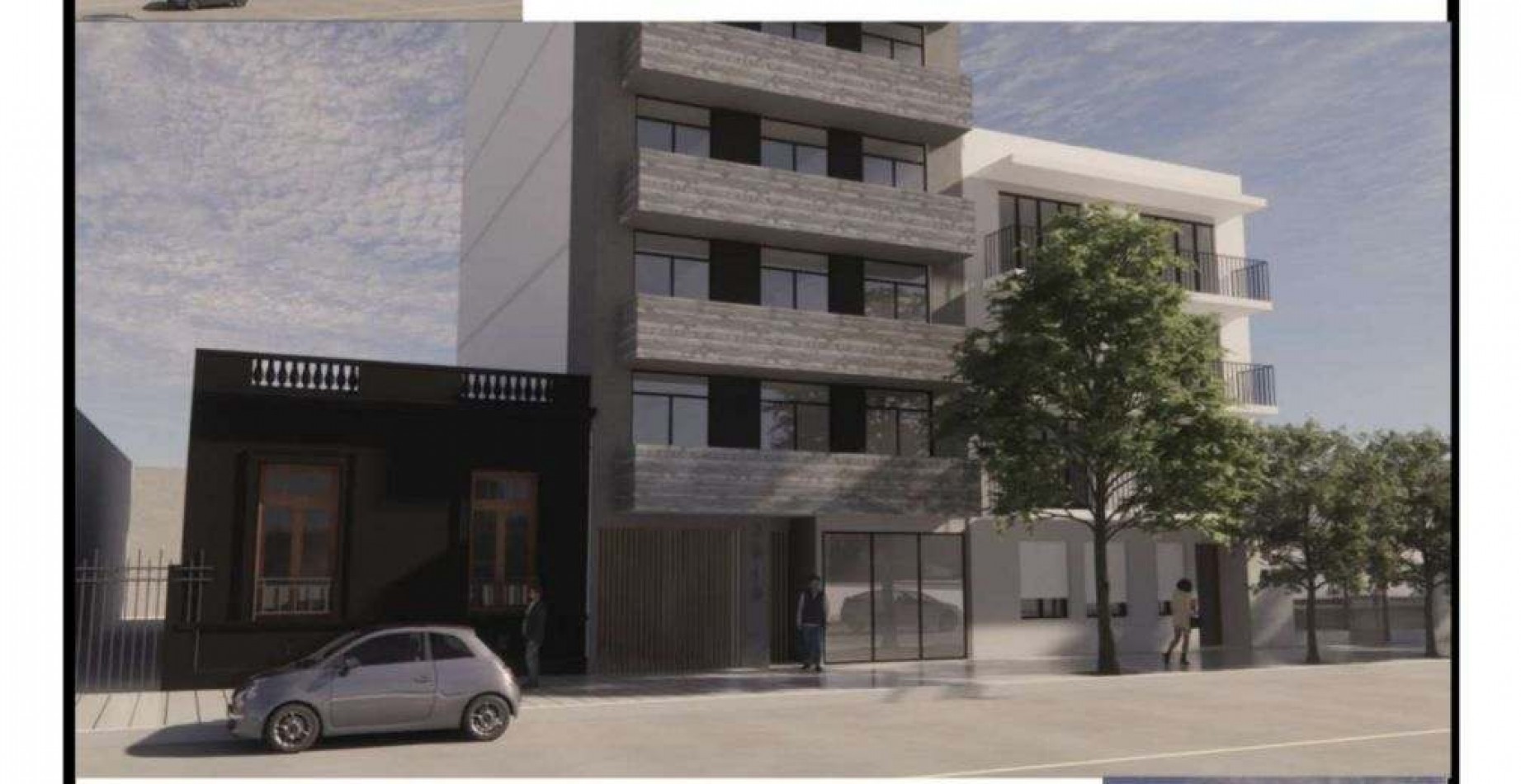 Departamento dos ambientes con balcon en venta en Belgrano en pozo