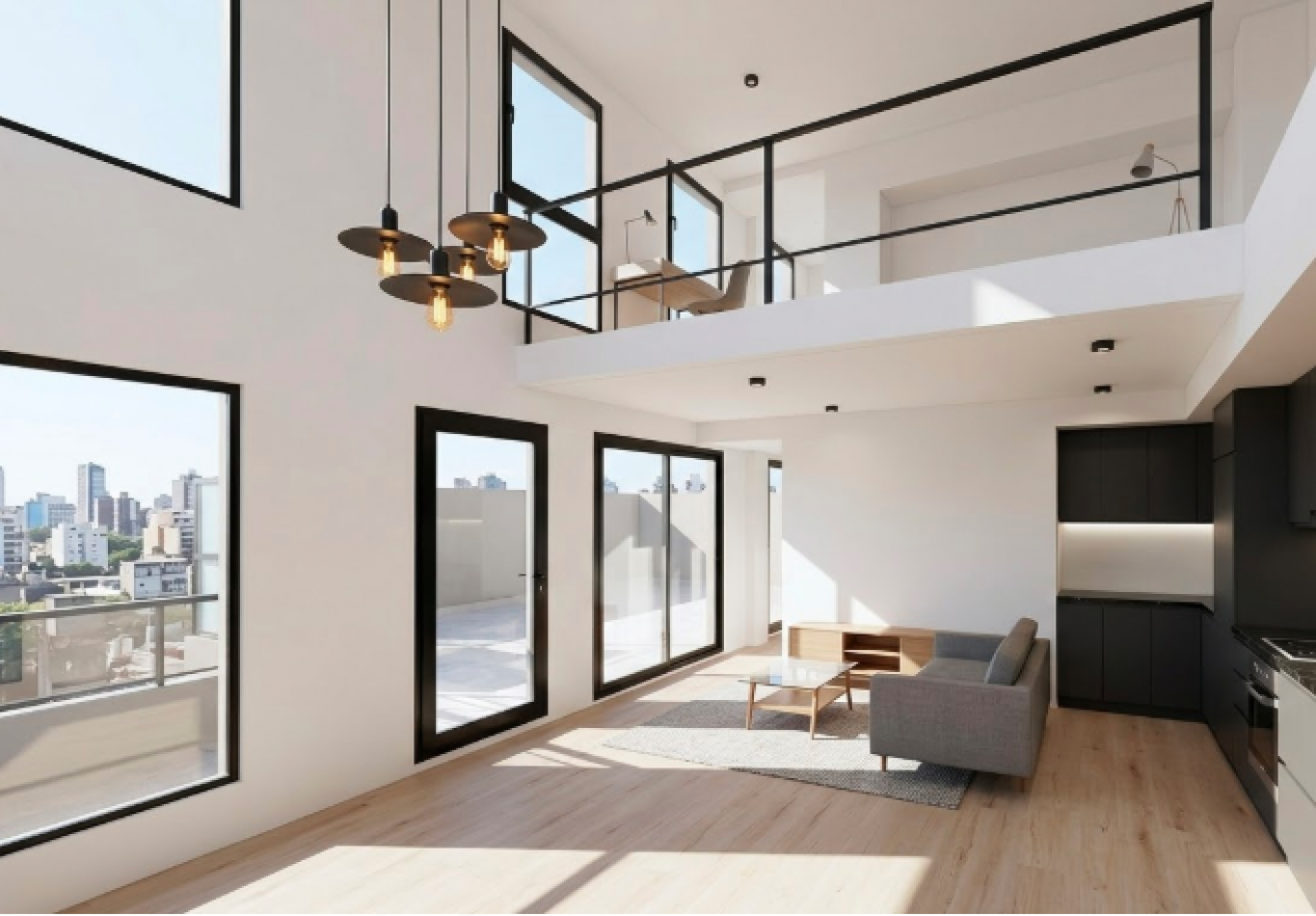 UNICO: 2 AMBIENTES CON TERRAZA PRIVADA DE 40 M² - PLANTA FLEXIBLE (EXPANDIBLE A 3)