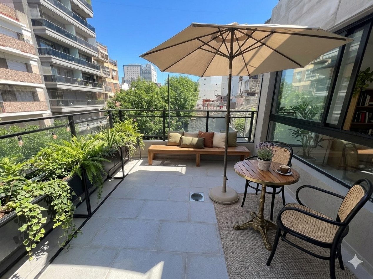 ENTREGA JUNIO 2026: 3 AMBIENTES CON BALCON TERRAZA DE 16M² EN VILLA CRESPO