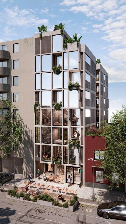 Monoambiente con balcon en venta en San Telmo en pozo