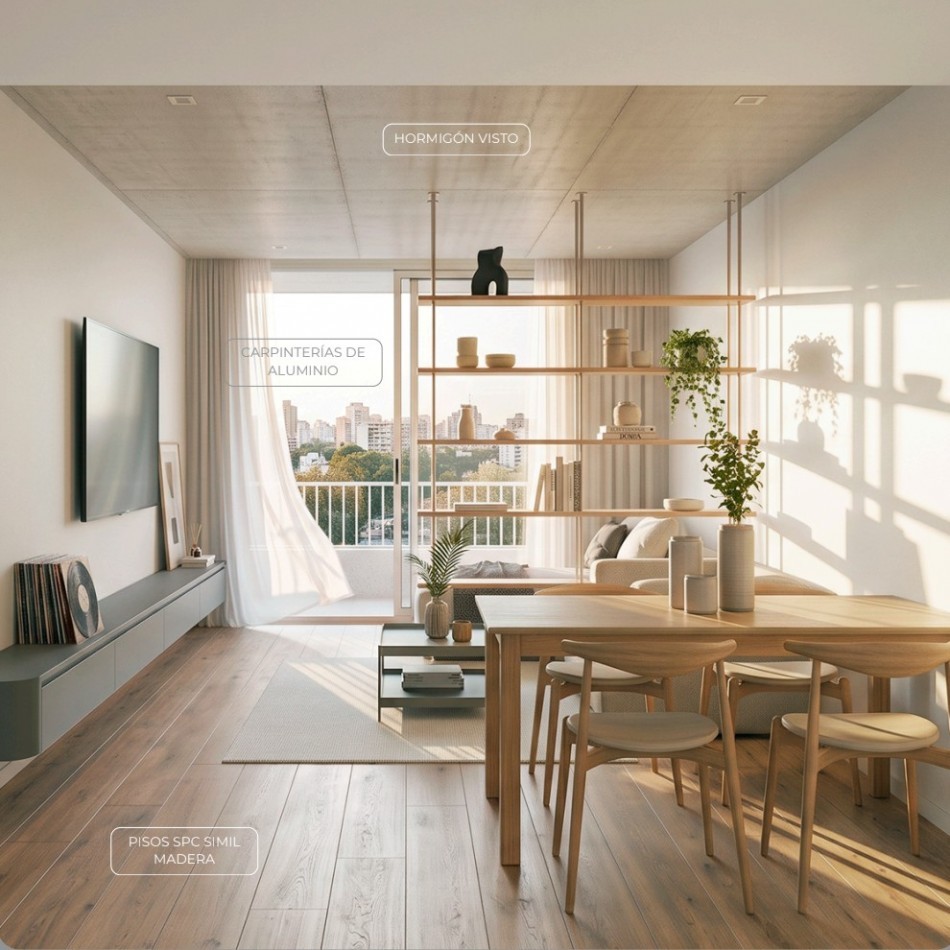 Departamento tres ambientes con balcon en venta en Belgrano en pozo