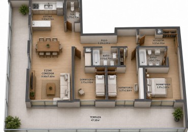 Venta Penthouse Cuatro Amb 2 Dos Baños Toil Balcon Terraza Villa Urquiza