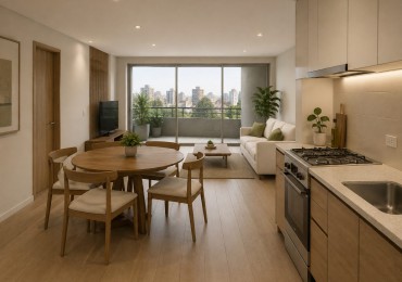 VENTA de POZO departamento dos ambientes de VILLA URQUIZA entrega MARZO 2028