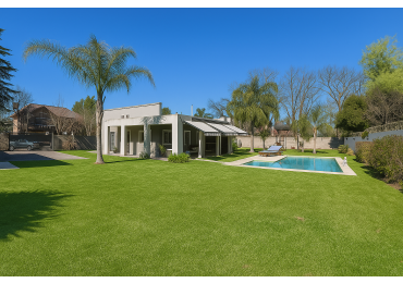 APTO CREDITO VENTA casa tres dormitorios jardin, pileta, cochera cubierta en Pacheco