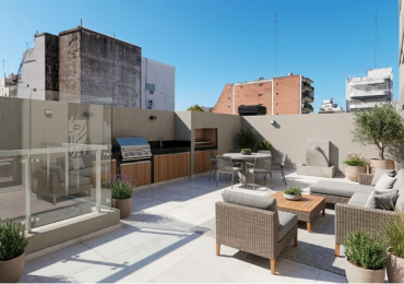 UNICO: 2 AMBIENTES CON TERRAZA PRIVADA DE 40 M² - PLANTA FLEXIBLE (EXPANDIBLE A 3)